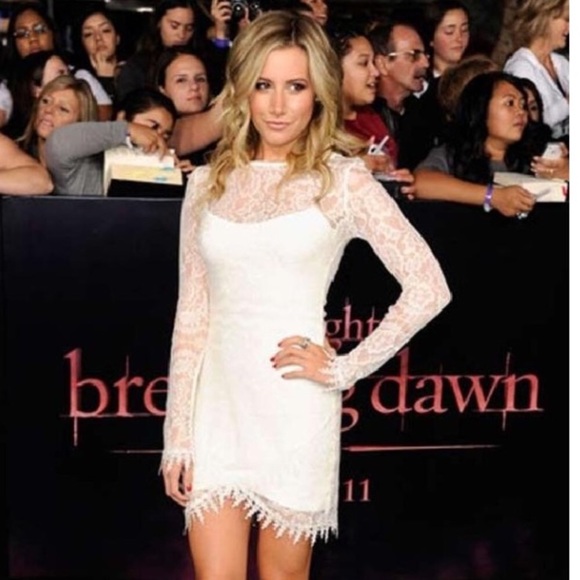 For Love And Lemons Dresses & Skirts - 💋SALE💋 FLL Scarlett lace cream see through dress